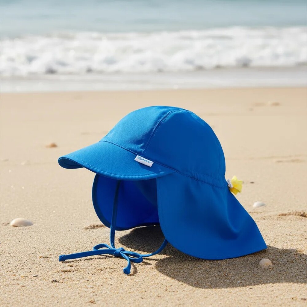 Gorro iplay con filtro solar 0-6 meses azul francia
