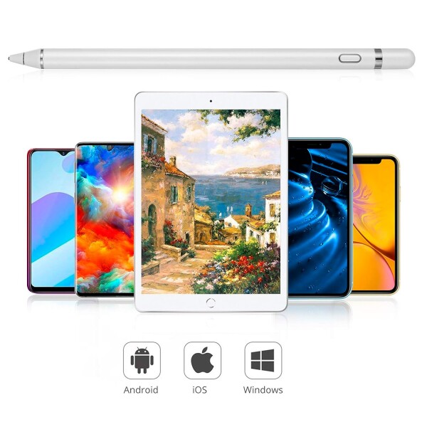 Lápiz Lapicera Táctil Simil Apple Pen Capacitivo Recargable Lápiz Lapicera Táctil Simil Apple Pen Capacitivo Recargable