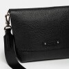 Bandolera New Nina en cuero graneado Negro
