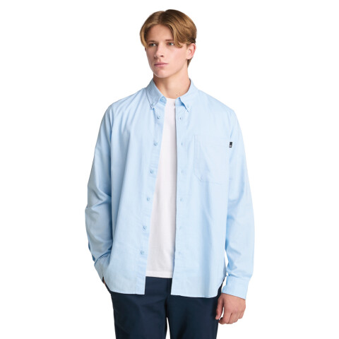 Camisa Oxford Manga Larga Hombre Skyway Yd