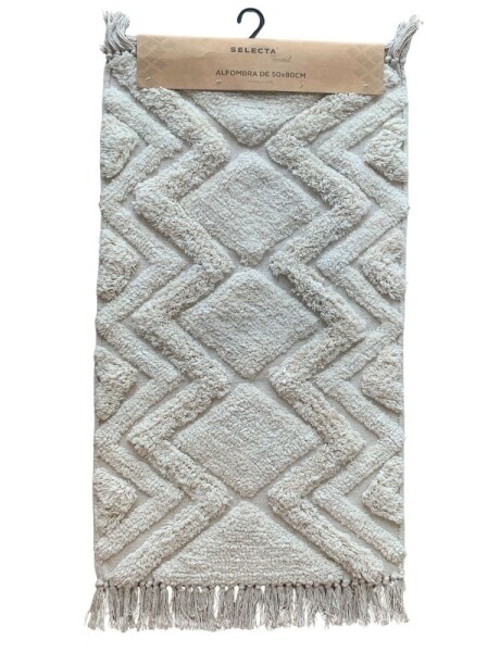 ALFOMBRA FLEECE C/FLECOS 50X80CM ZIGZAG ALFOMBRA FLEECE C/FLECOS 50X80CM ZIGZAG