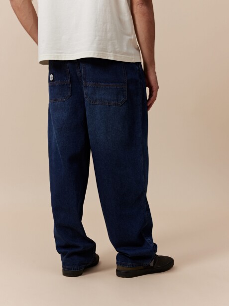 Pantalón denim SKATER AZUL OSCURO JEAN