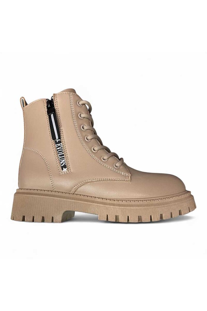 BOTA MUJER BBO BOTA BBO CON CINTAS Kaki