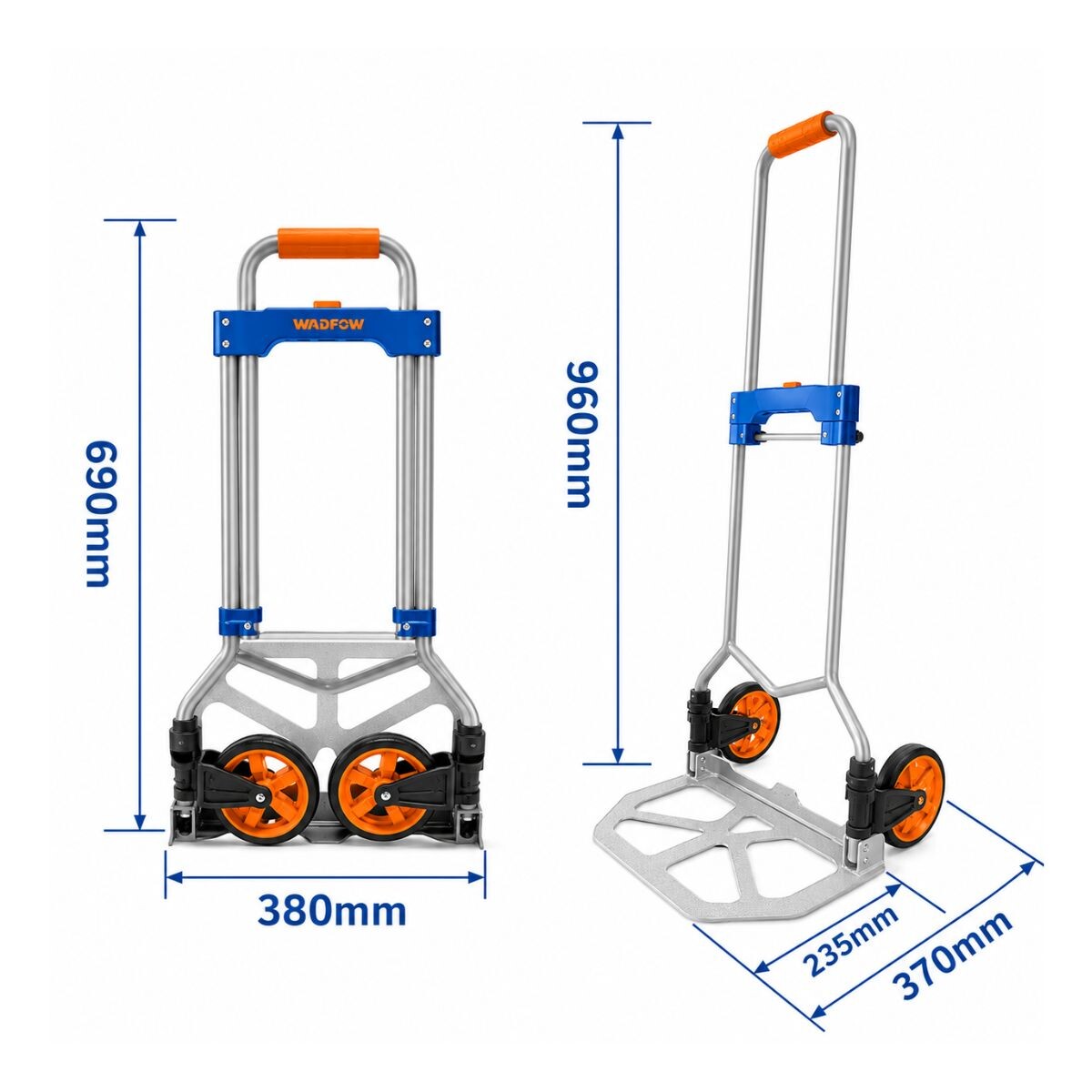 CARRO CARGA PLEGABLE 60KG WADFOW Carro Carga Plegable 60kg Wadfow