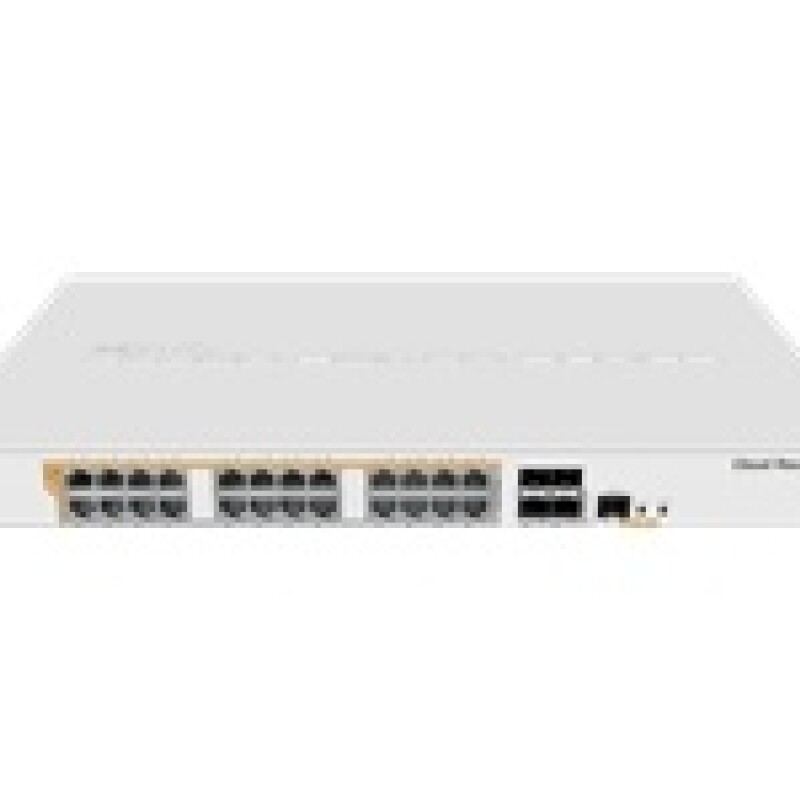 MikroTik Cloud Router Switch CRS328-24P-4S+RM - Conmutador - L3 - Gestionado - 24 x 10/100/1000 (PoE) + 4 x 10 Gigabit SFP+ - mo MikroTik Cloud Router Switch CRS328-24P-4S+RM - Conmutador - L3 - Gestionado - 24 x 10/100/1000 (PoE) + 4 x 10 Gigabit SFP+ - mo