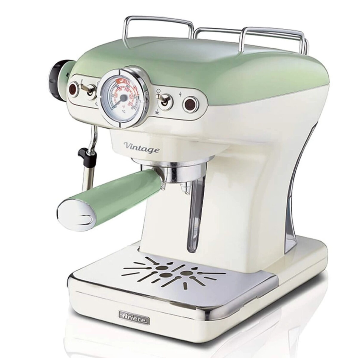 Cafetera Expresso Ariete Vintage - Crema / Verde 929/784 