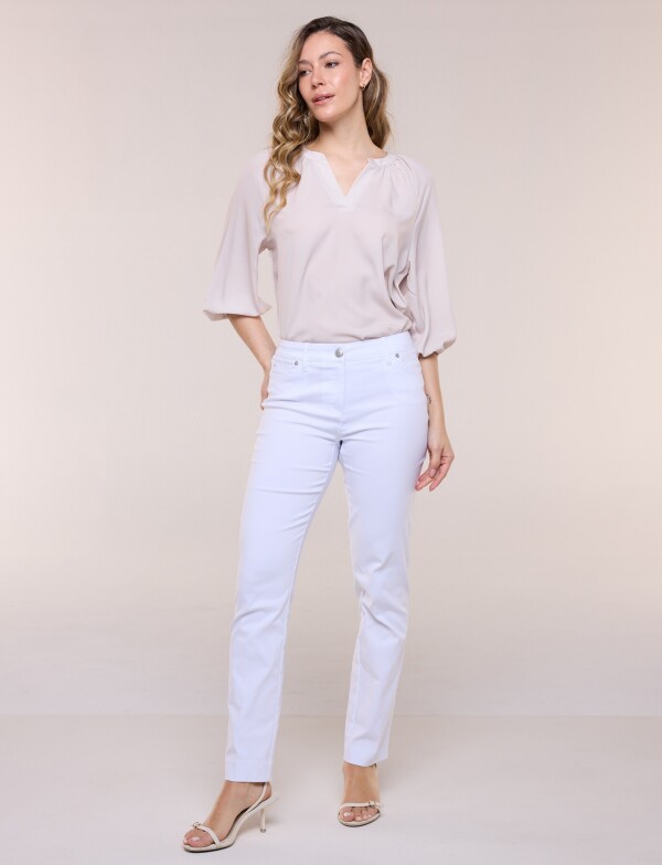 Pantalon Colors BLANCO