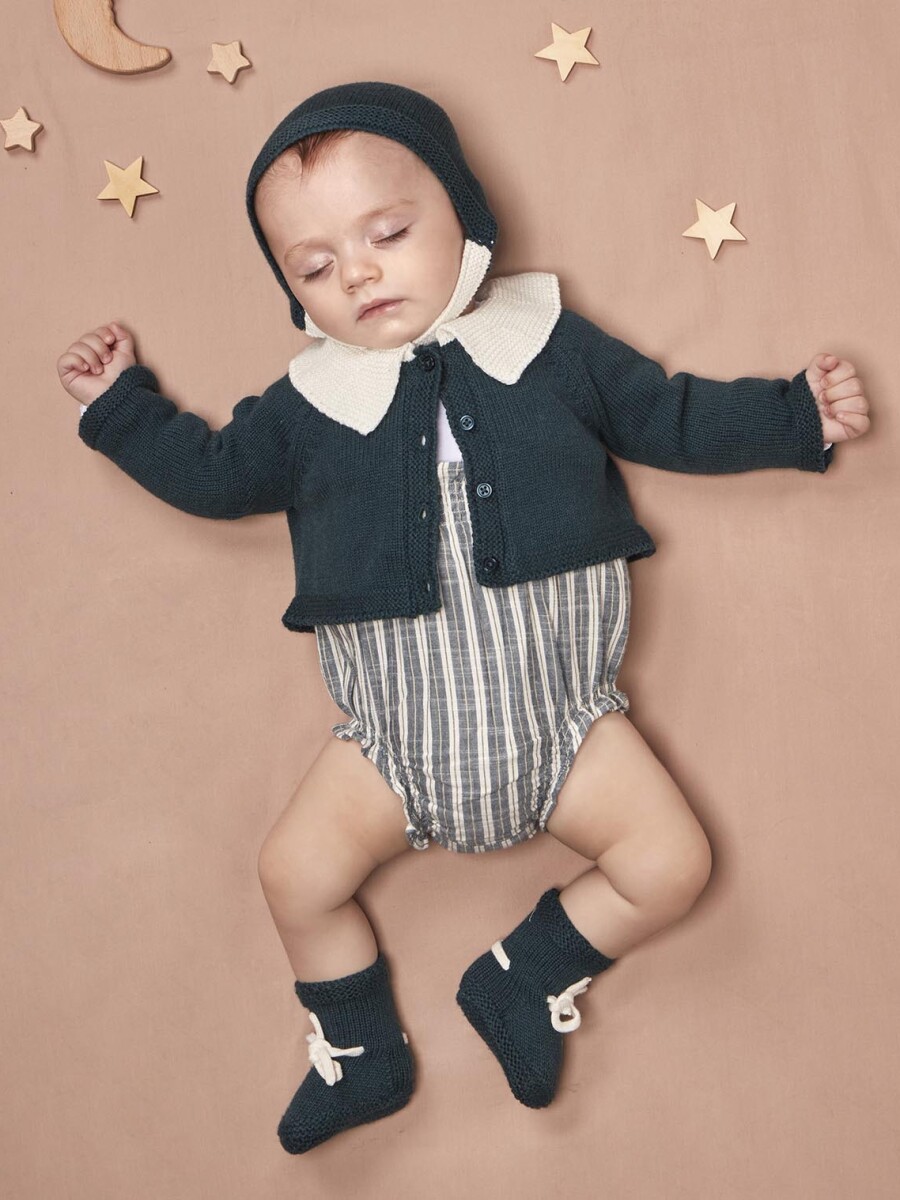 Chaqueta Cu Verde Petroleo Melange