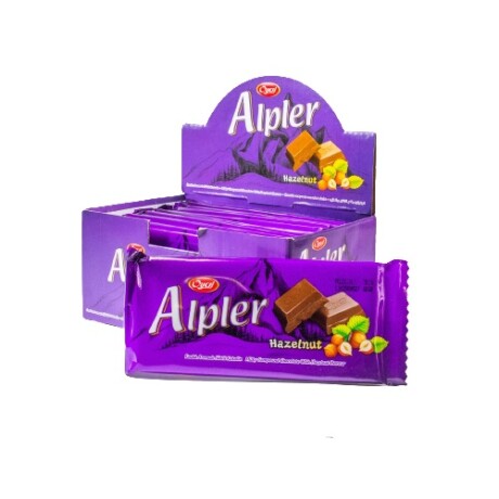 Chocolate ALPER 60grs Display x12 unidades Almendras