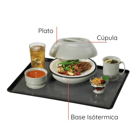 Sopera Isotermica Polipropileno Gris Claro 500 ml Sopera Isotermica Polipropileno Gris Claro 500 ml