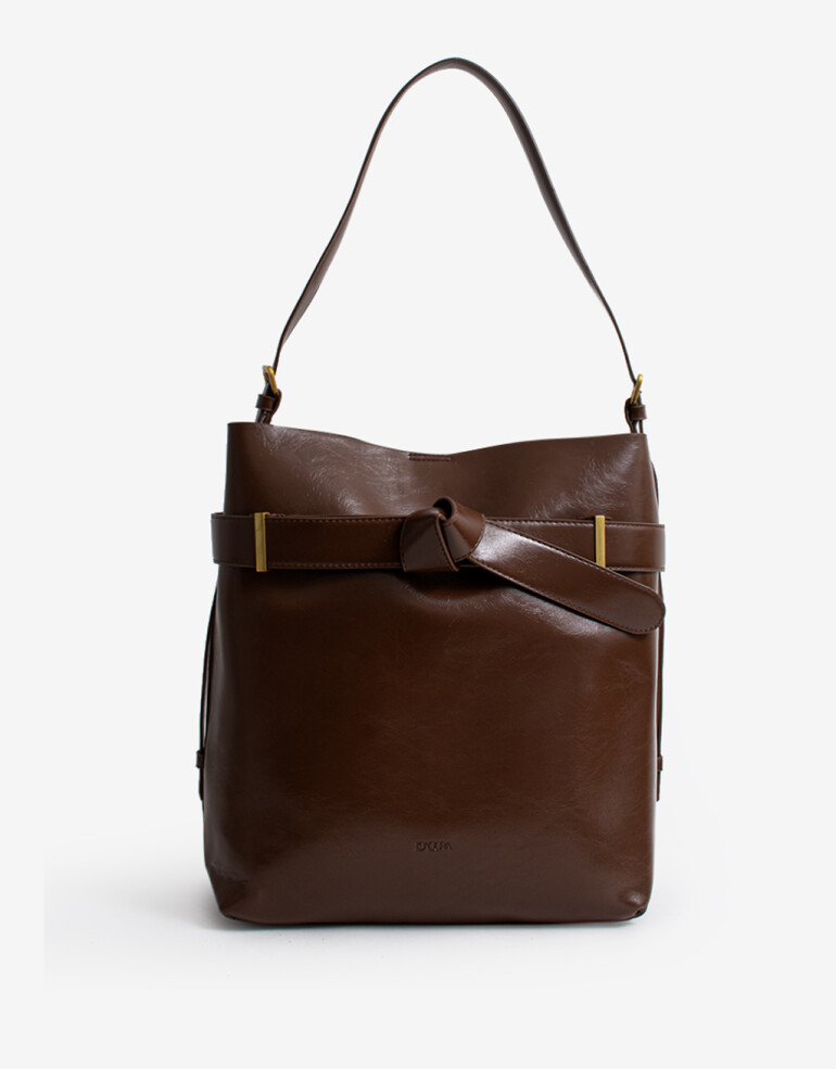 Saca Cartera Saca Con Lazo - Marron Suela