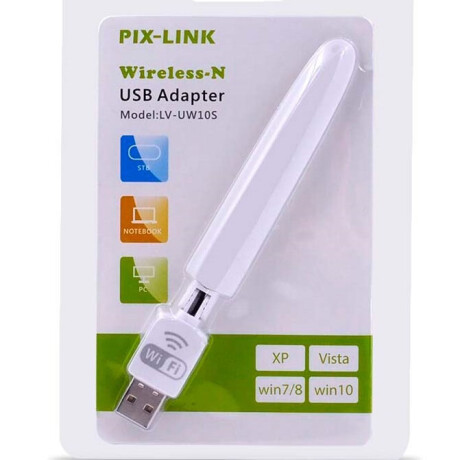 Adaptador Wifi USB Pix-link con Antena LV-UW10S 001