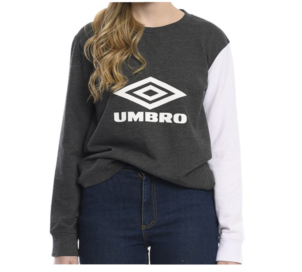 Buzo Cutts Dama Umbro Negro Melange Blanco Umbro