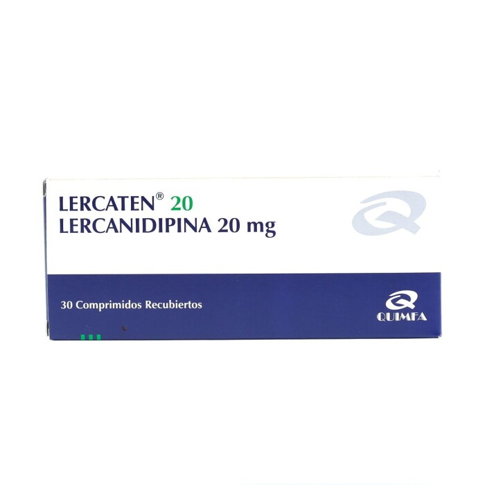 LERCATEN 20 MG. CJ X 30 COMP. única