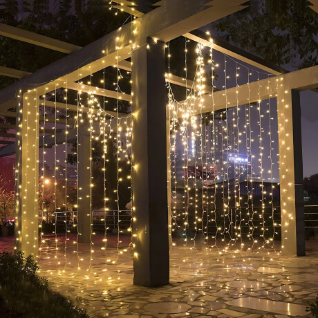 Cortina Led 200 Luces 2x2 Metros 220v Navidad Bodas Cortina Led 200 Luces 2x2 Metros 220v Navidad Bodas