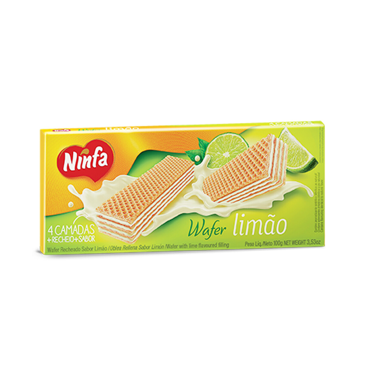Waffle Ninfa 100grs - Limón 