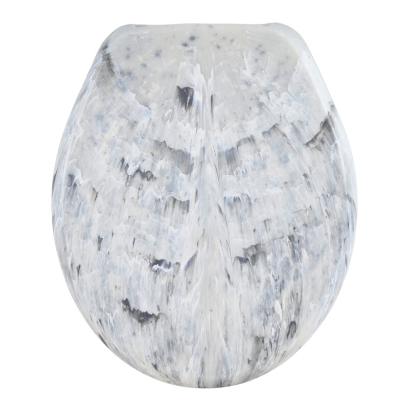 Asiento de inodoro acolchonado Universal Atlas MARMOL BLANCO