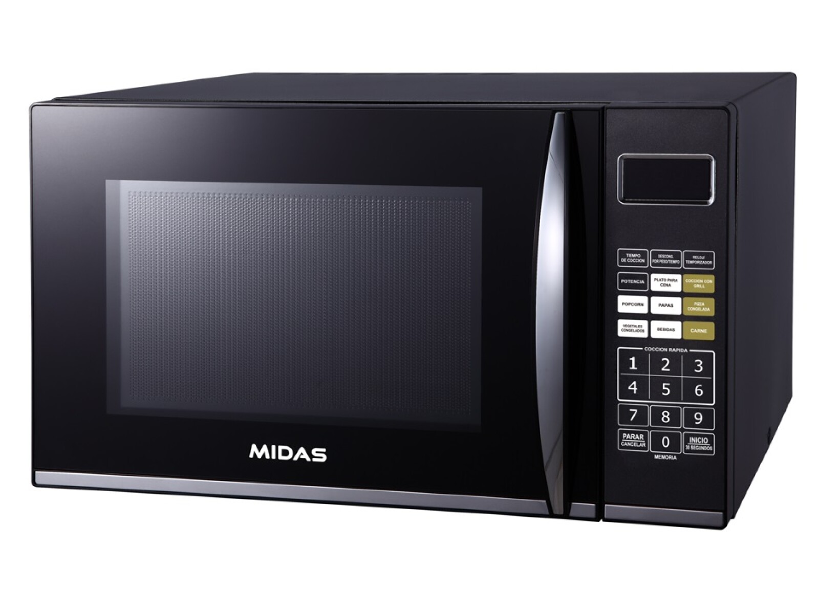 MICROONDAS MIDAS 28L GRILL MOD MOG28LM NEGRO 