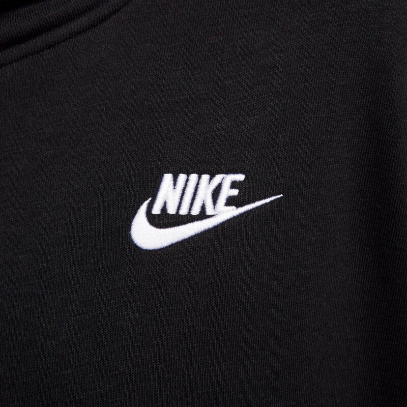 Abrigo Nike Sportswear Club Fleece de Mujer Negro