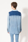 CAMISA PATCH Celeste