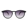 Lentes De Sol Bambu E Madeira Redondo - Unisex Gradiente/Negro