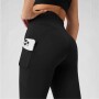 Leggings Cold Weather High-Waisted Pocket Mujer Black