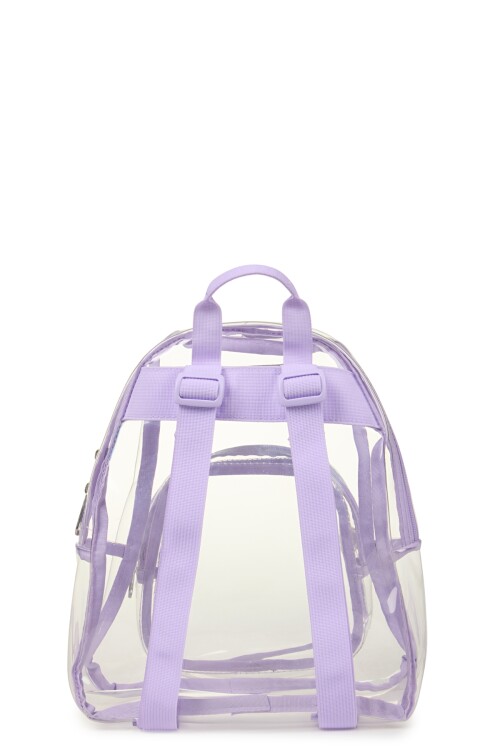 MOCHILA CLEAR MINI PACK PASTEL LILAC