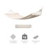 Hamaca Paraguaya Reforzada Silla Colgante Con Bolso Madera Y Soporte Jardin Patio Imback Color Beige Hamaca Paraguaya Reforzada Silla Colgante Con Bolso Madera Y Soporte Jardin Patio Imback Color Beige
