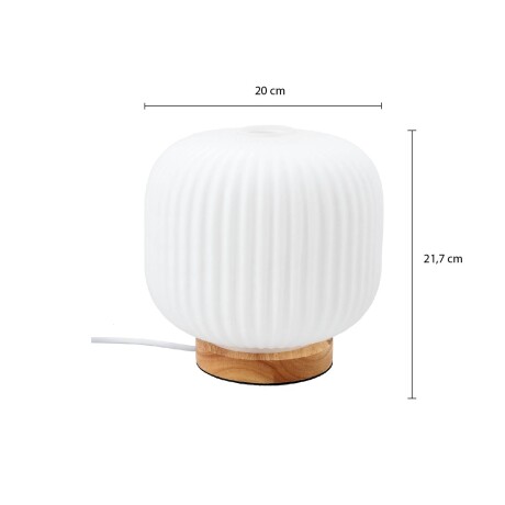 LUMINARIA DE MESA PIRCE SMALL Luminaria de Mesa Pirce Small Madera