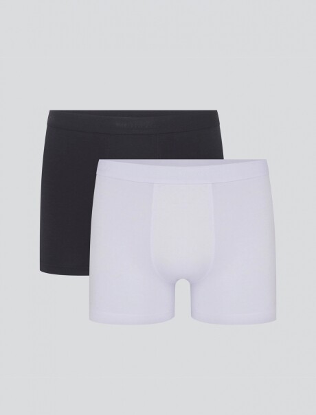 KIT CON 2 CALZONCILLOS BOXER LARGOS MULTICOLOR