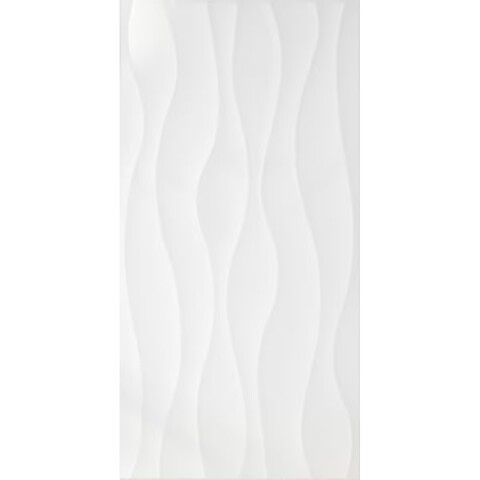 Cerámica para pared New Pacific White 31x60 cm Brillante Cerámica Para Pared New Pacific White 31x60 Cm Brillante