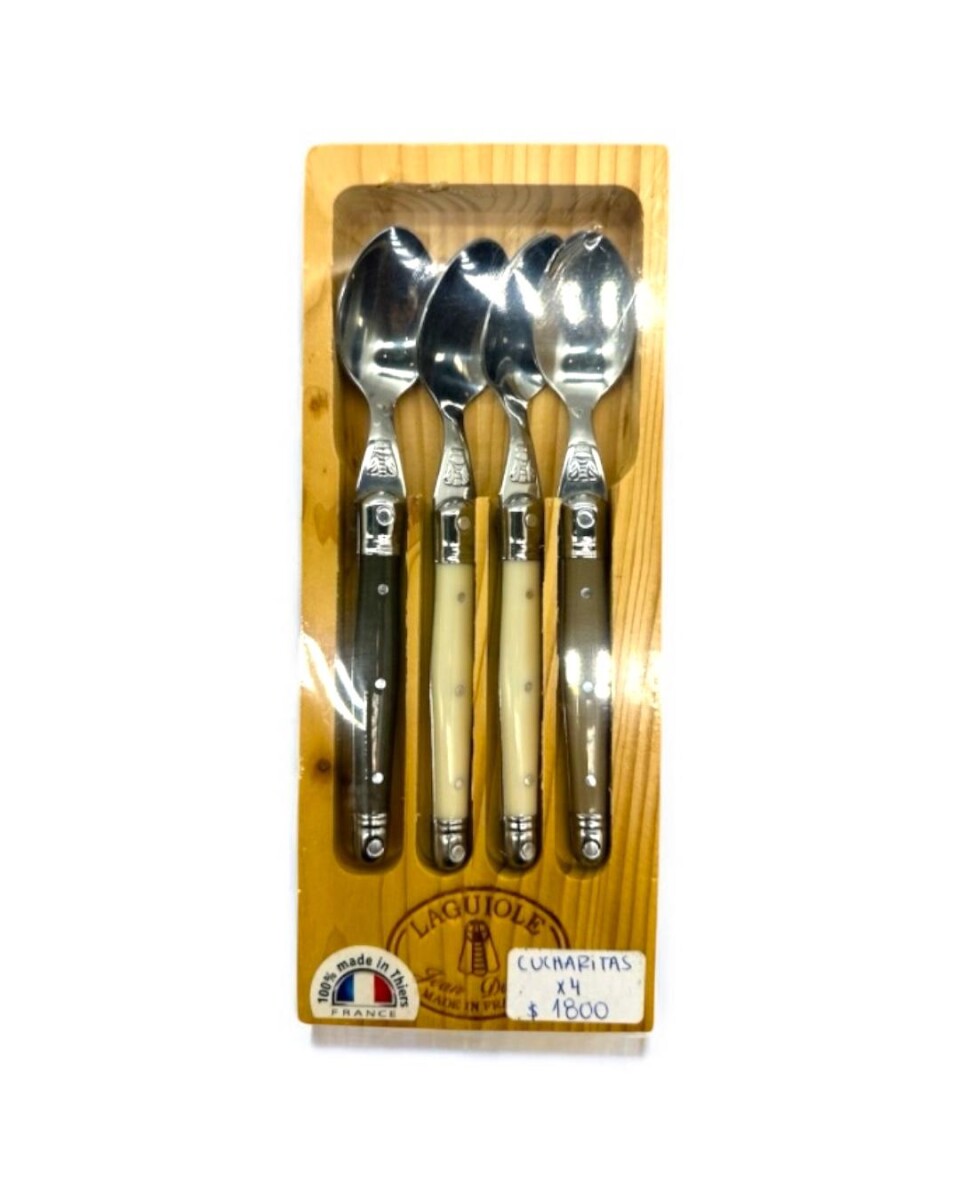 SET CUCHARITAS LAGUIOLE X4 - SET CUCHARITAS LAGUIOLE X4 - Modelo 2 