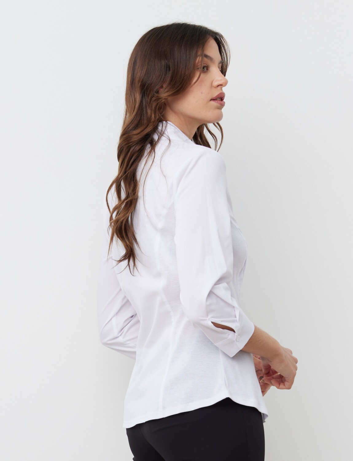 Camisa best sale tablas blanca