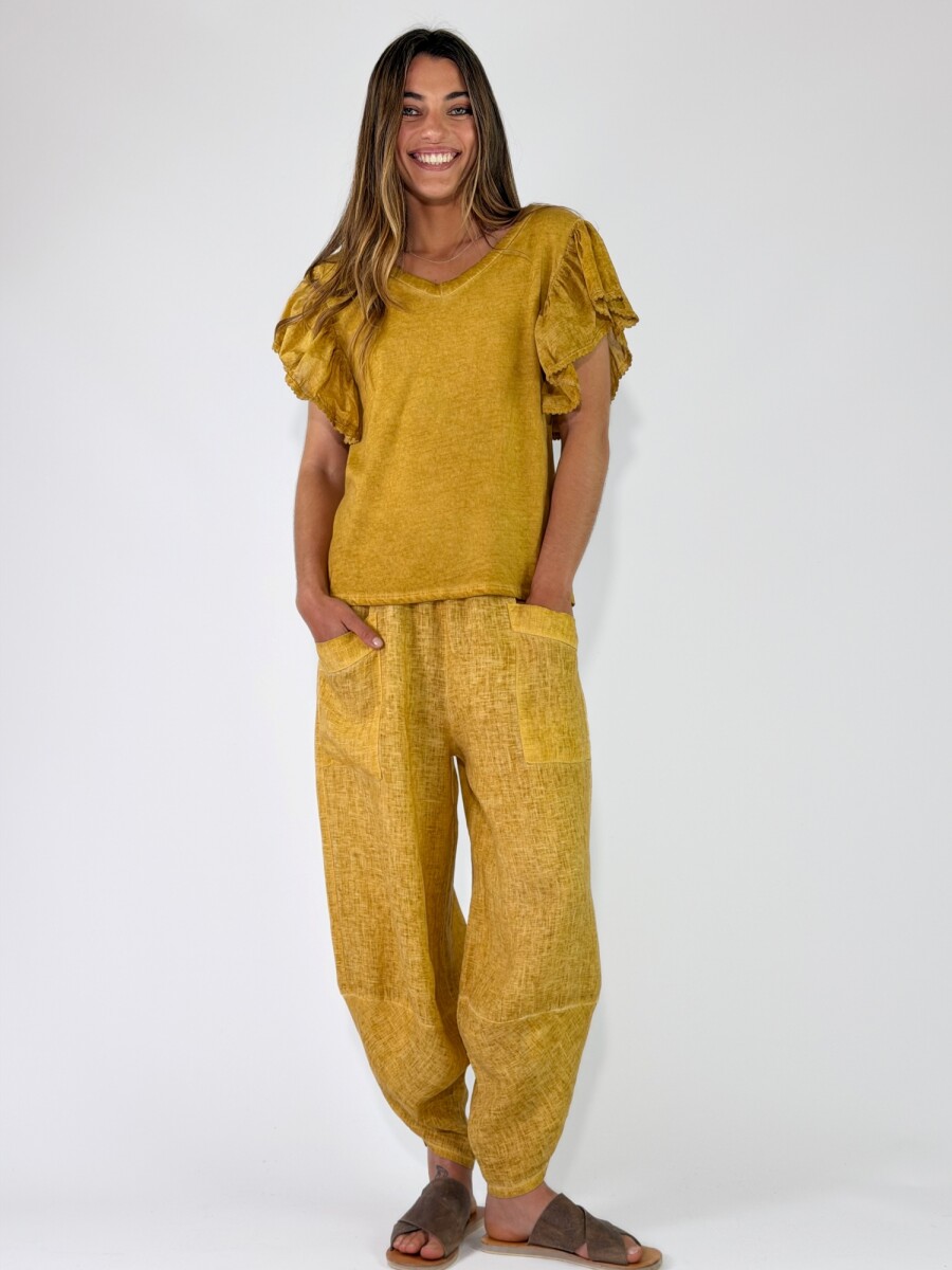PANTALON BLANES - AMARILLO 