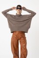 PANTALÓN SILUETA GLOBO Caramelo