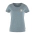 Polo Fjallraven 1960 Logo T-shirt W Mujer Indigo Blue-melange