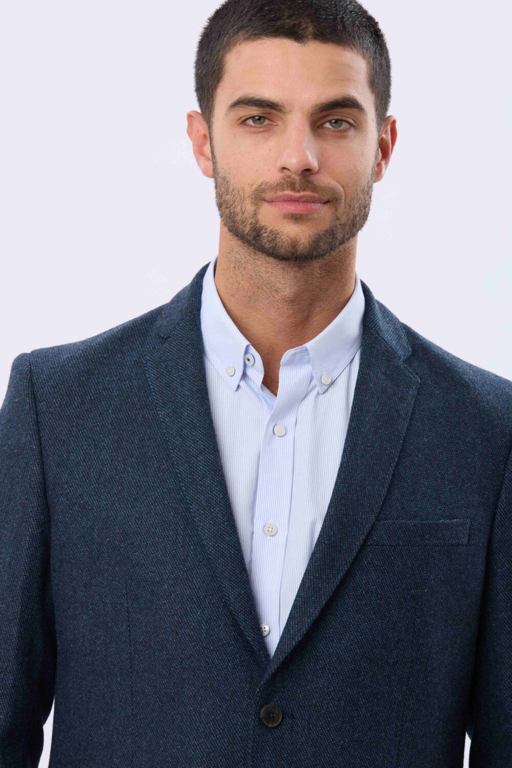 SACO SPORT DE LANA Piedra