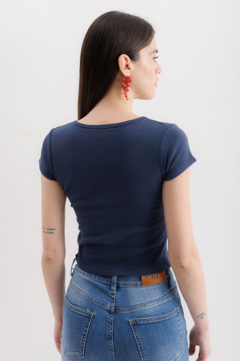 Musculosa Nera Azul