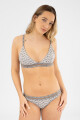 Soutien triangulo snoopy full Gris melange