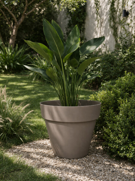 MACETA MANSSION 46LT BEIGE