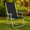 Silla Alta Conforto Aluminio NEGRO