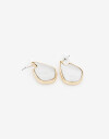 Aros Colgantes Cortos Metal Aros Colgantes Biplating - Dorado
