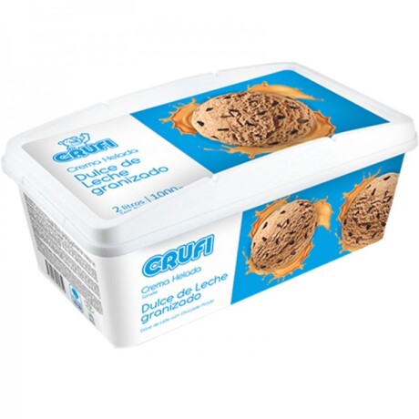 HELADO DE DULCE DE LECHE GRANIZADO 2LT CRUFI HELADO DE DULCE DE LECHE GRANIZADO 2LT CRUFI