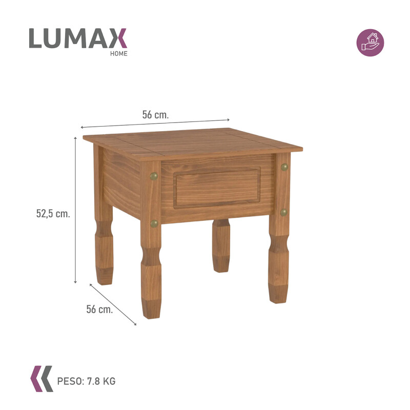 Mesa de Luz de Madera Maciza Mesa de Luz de Madera Maciza