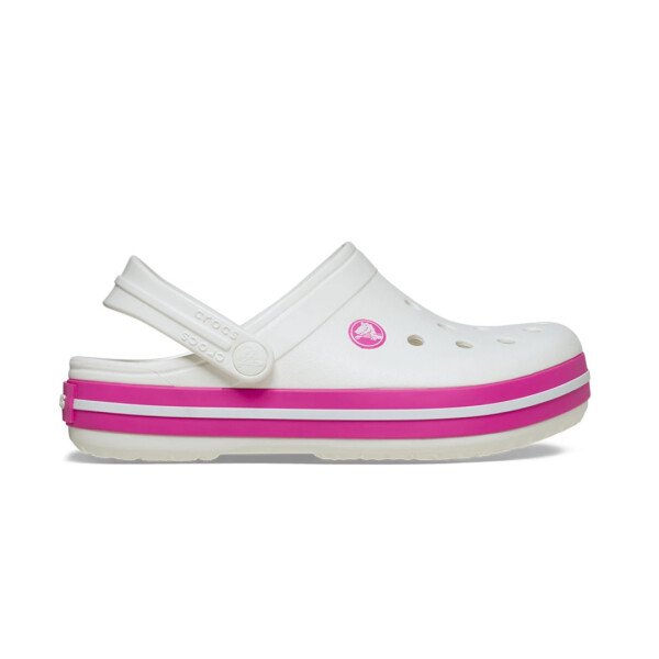 CROCBAND CLOG K - CROCS BLANCO/ROSA