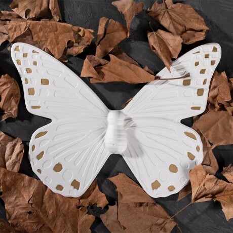 DECORACION BUTTERFLY Blanco - UNICO