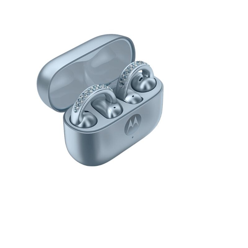Auricular Moto Buds Loop Celeste Crystal By Swarovski Auricular Moto Buds Loop Celeste Crystal By Swarovski