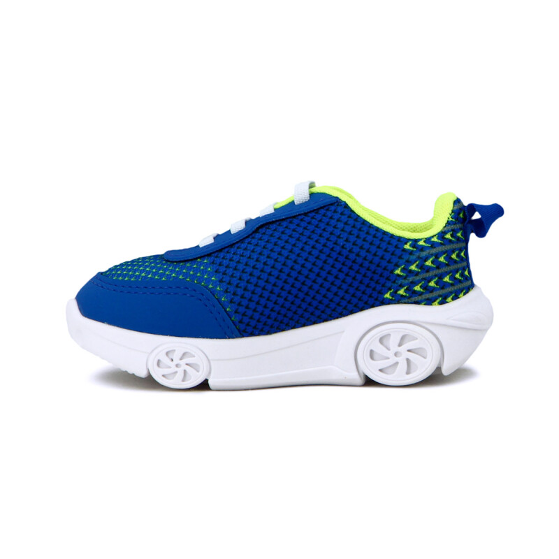 Molekinho Calzado Deportivo Niño Acordonado C/ Luces Azul-verde