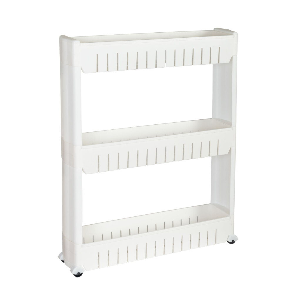 ORG. ESPACIOS REDUCIDO BLANCO PLÁSTICO RACK-3LAYER