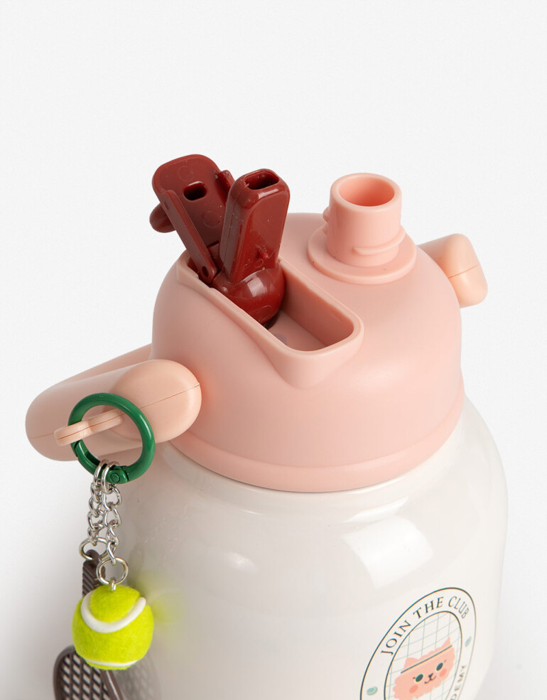 Artículos cocina Botella Térmica Estampada Con Charm. - Combinacion Tricolor